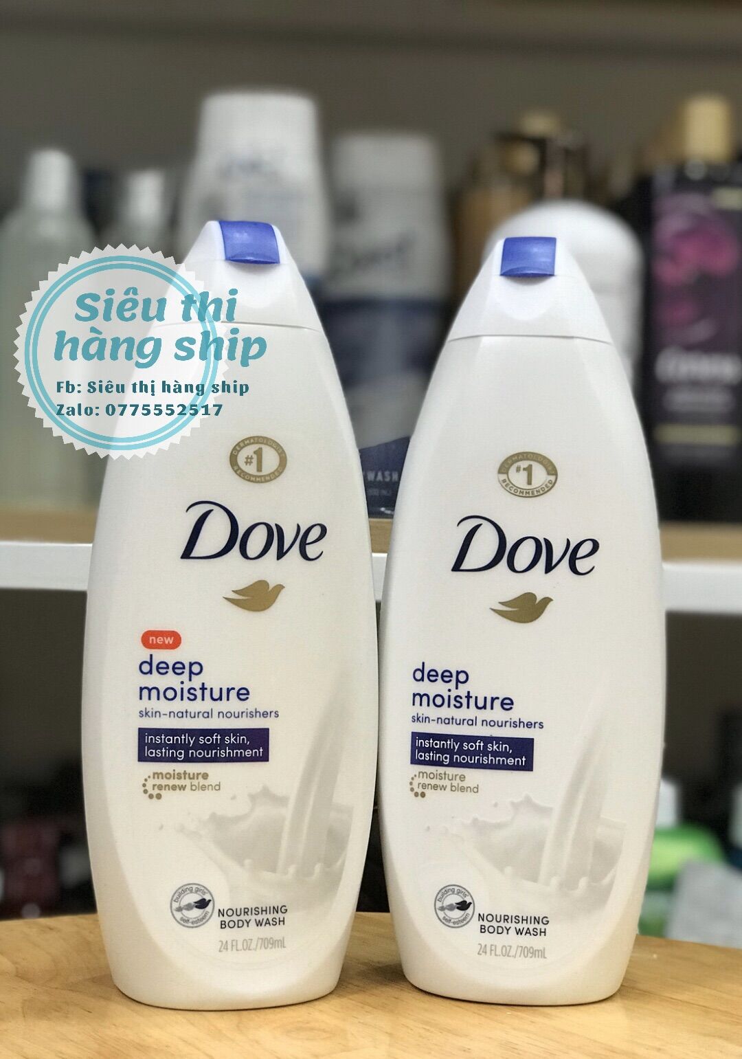 Sữa tắm Dove Deep Moisture 709ml của Mỹ