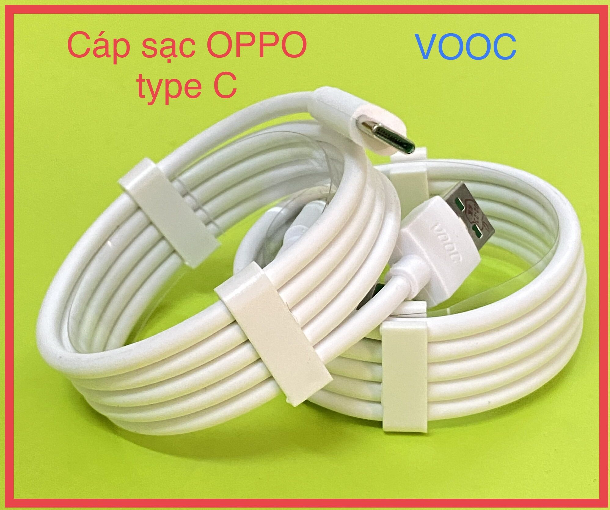 Cáp sạc nhanh oppo type c - chuẩn vooc -4a