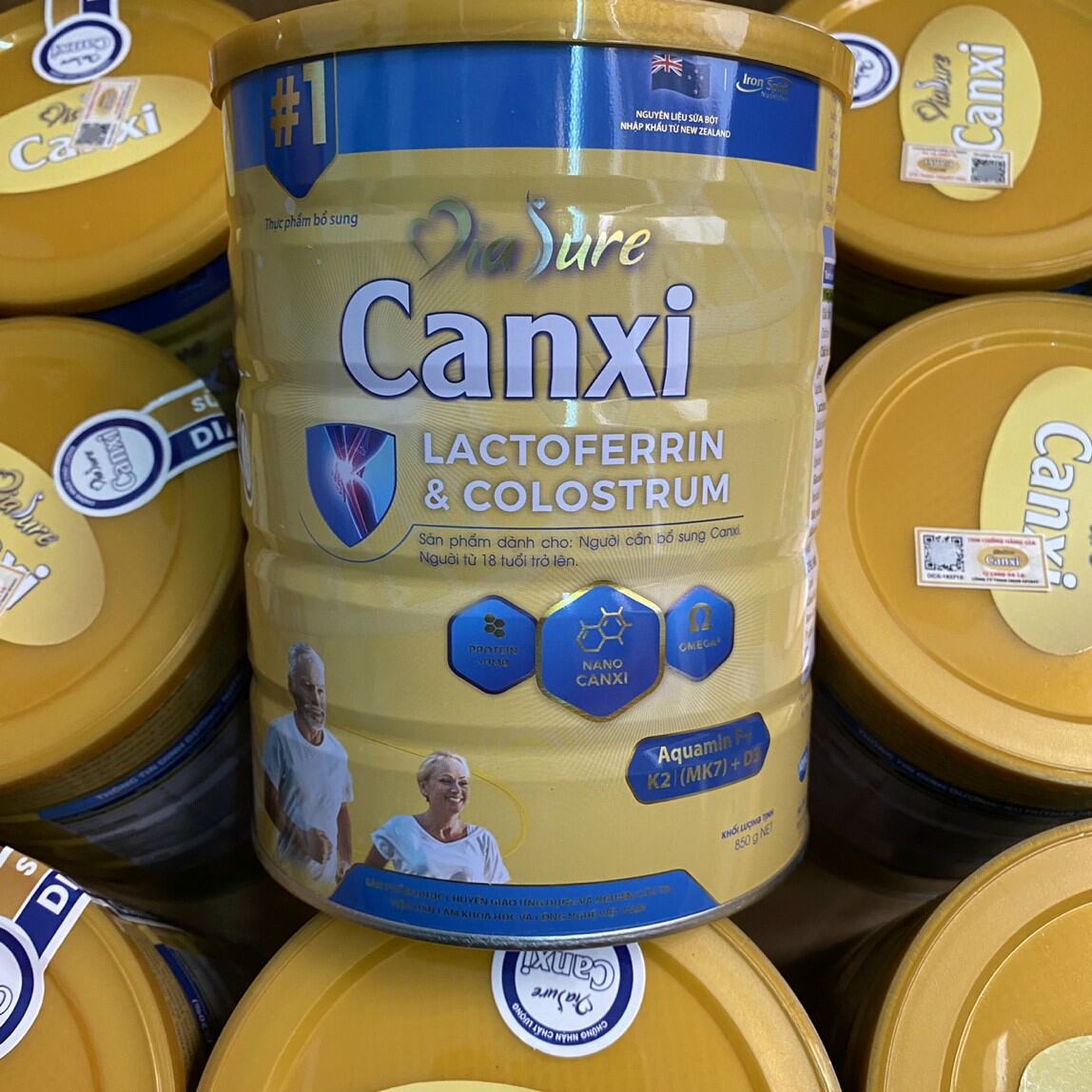 Sữa Diasure Canxi Nano 850g - giúp hỗ trợ giảm đau xương khớp
