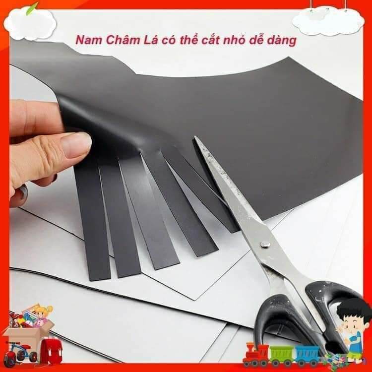 Nam châm lá, làm đồ dùng dạy học
