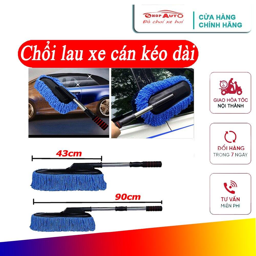 Chổi rửa xe ô tô, chổi lau rửa xe ô tô cán kéo dài, sợi mềm lau rửa xe ô tô chuyên dụng sạch, tránh xước xe, chổi nano vệ sinh ô tô