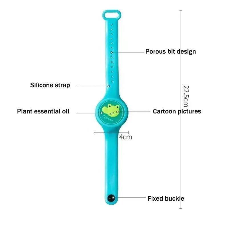 Đồng hồ tinh dầu đuổi muổi có đèn led cho bé