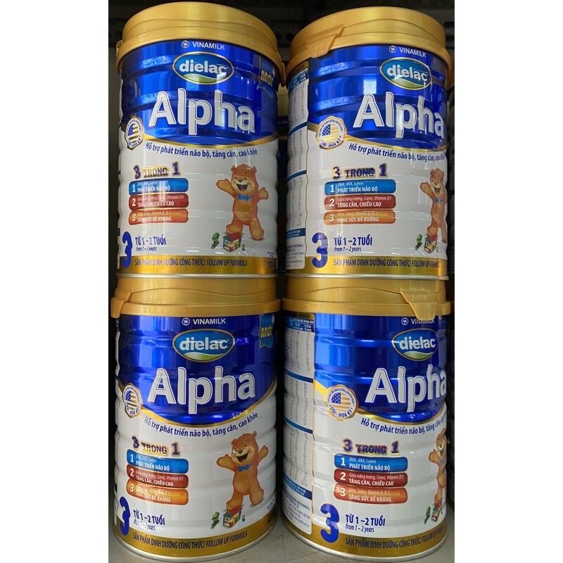 Sữa Bột dielac alpha số 1-2-3-4 (900g)