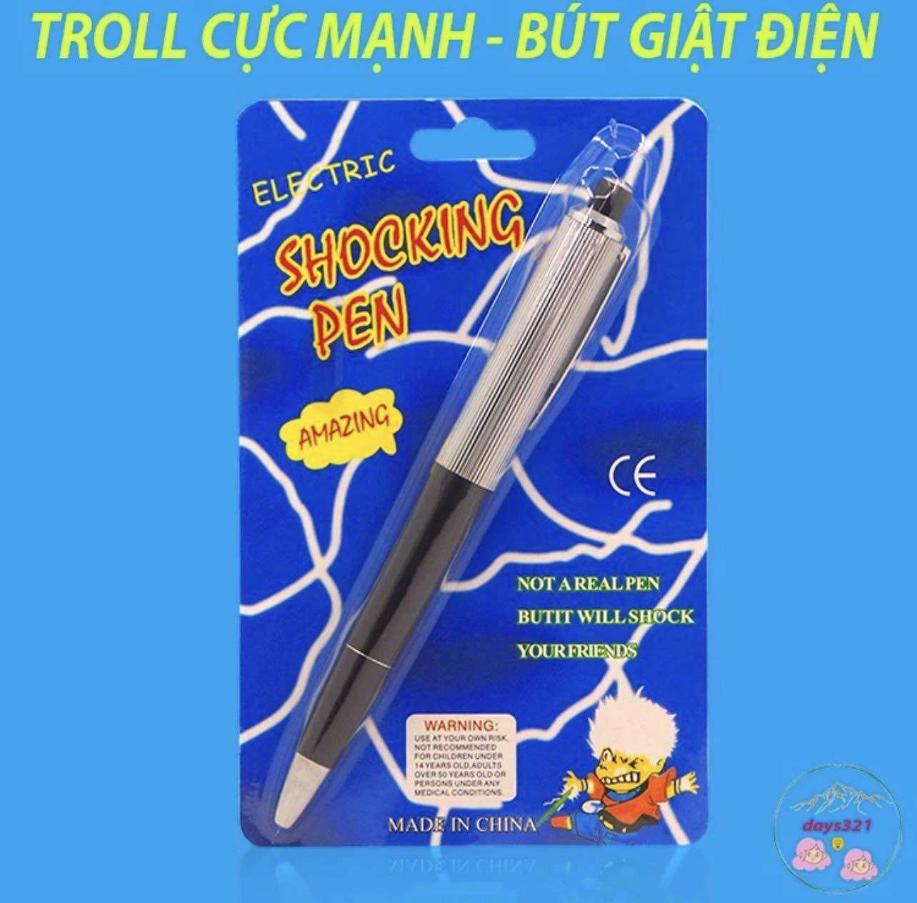 Bút điện giật trêu đùa bạn
