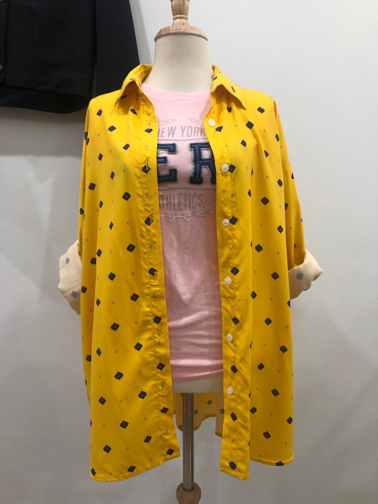 áo sơ mi dáng rộng mềm mát có thể khoác size S M