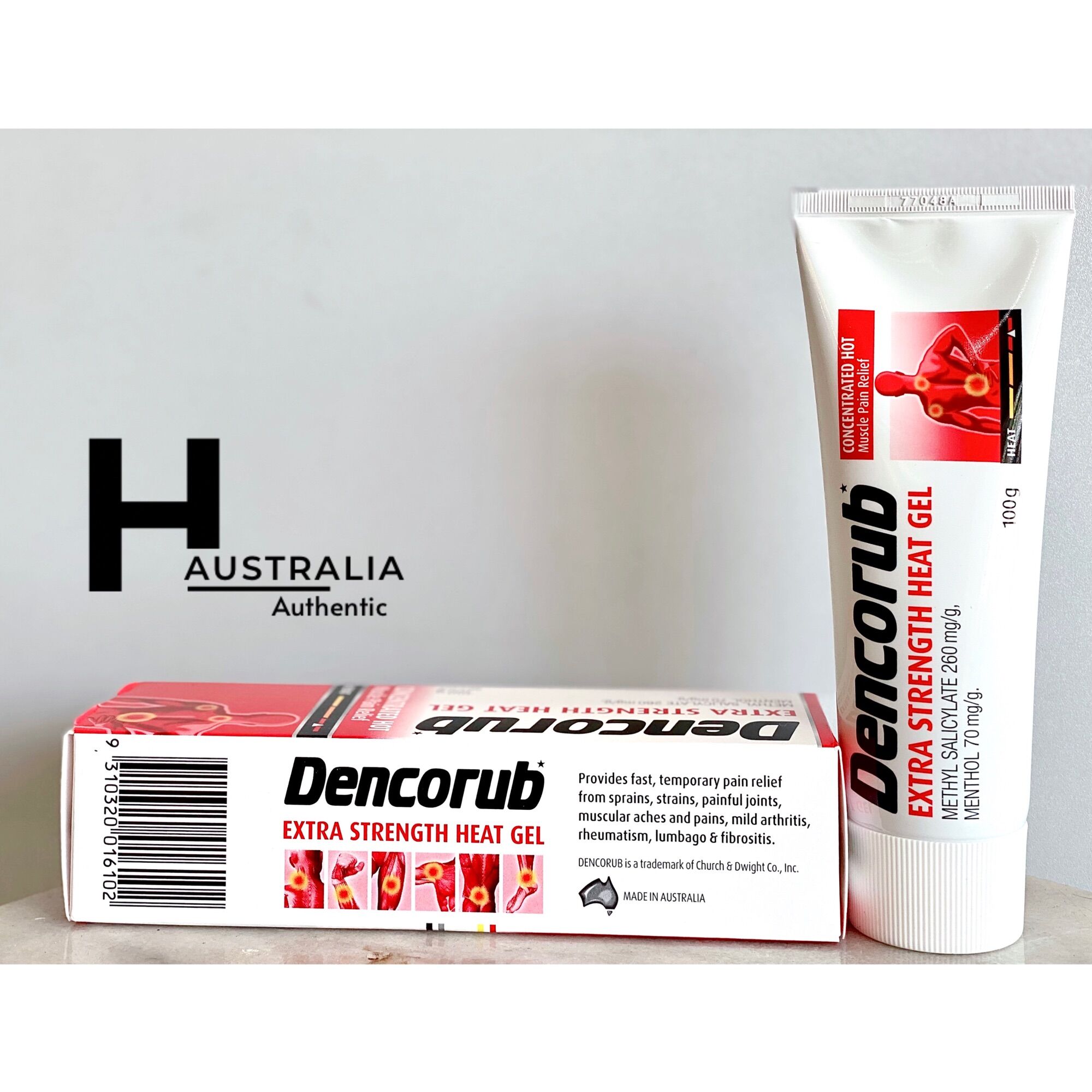 Dầu Xoa Bóp Dencorub Extra Strength Heat Gel 100g