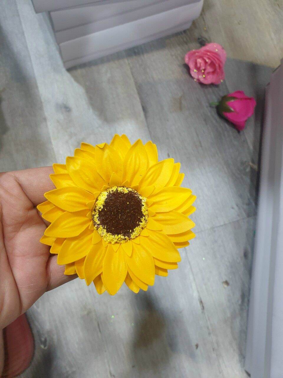 hộp hoa hướng dương sáp 50 bông loại 1 đẹp thơm