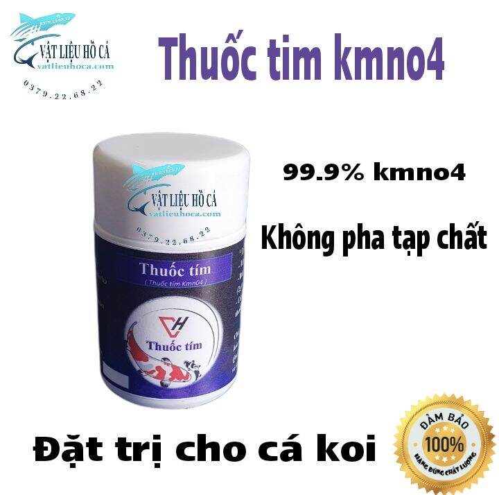 Tím kmno4 cho cá cảnh hủ 50g
