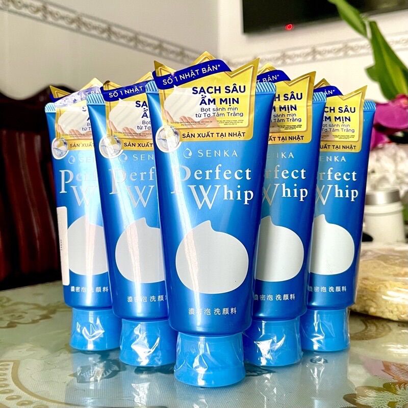 Sữa Rửa Mặt Senka Perfect Whip 120g - Nhật Bản