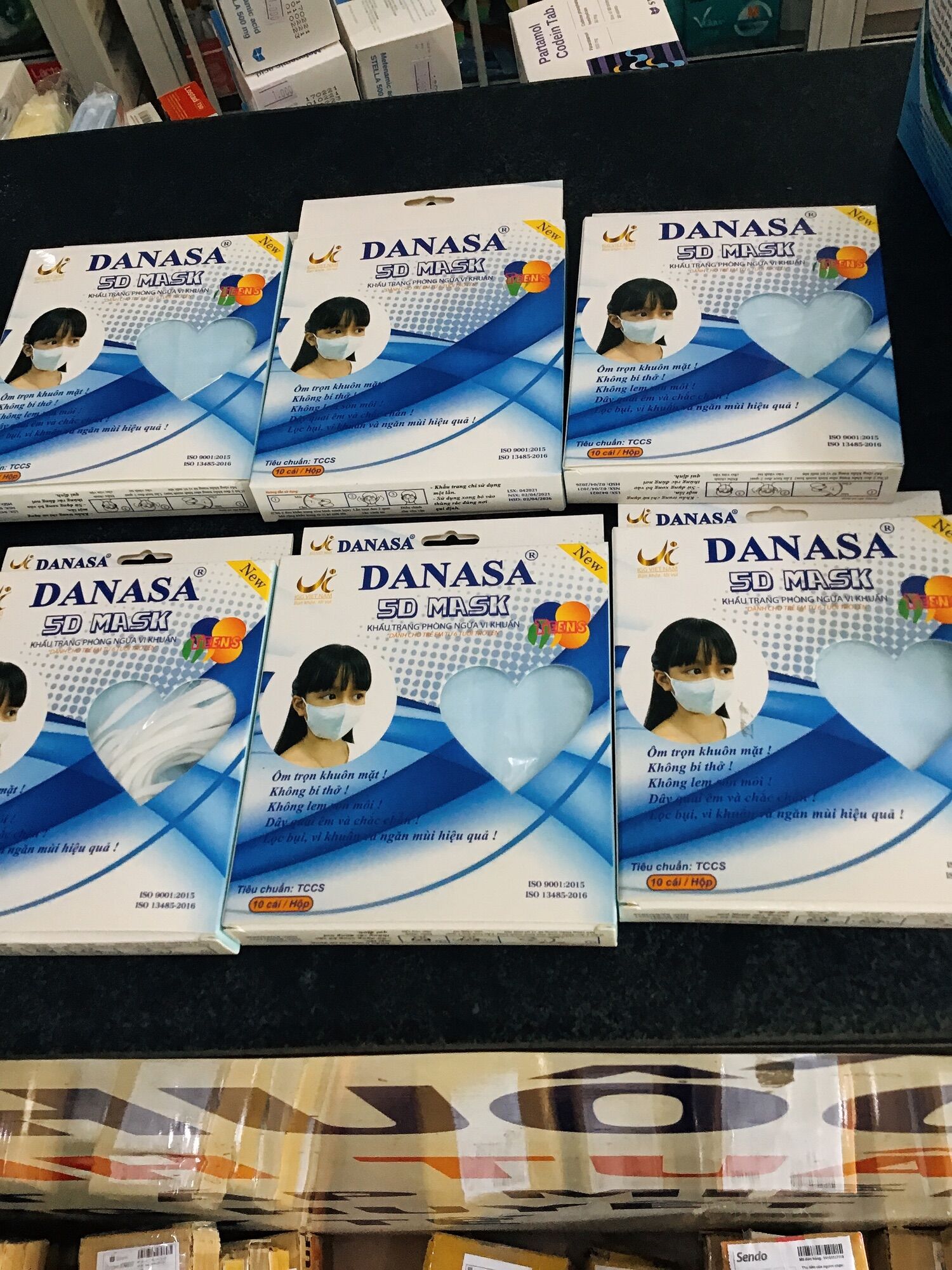khẩu trang DANASA 5D mask (1hộp / 10 cái)