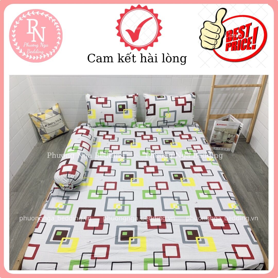[HCM]Ga lẻ 1m4x2m Cotton Thắng Lợi chuẩn logo (Không áo gối dùng cho nệm cao từ 3-15cm)