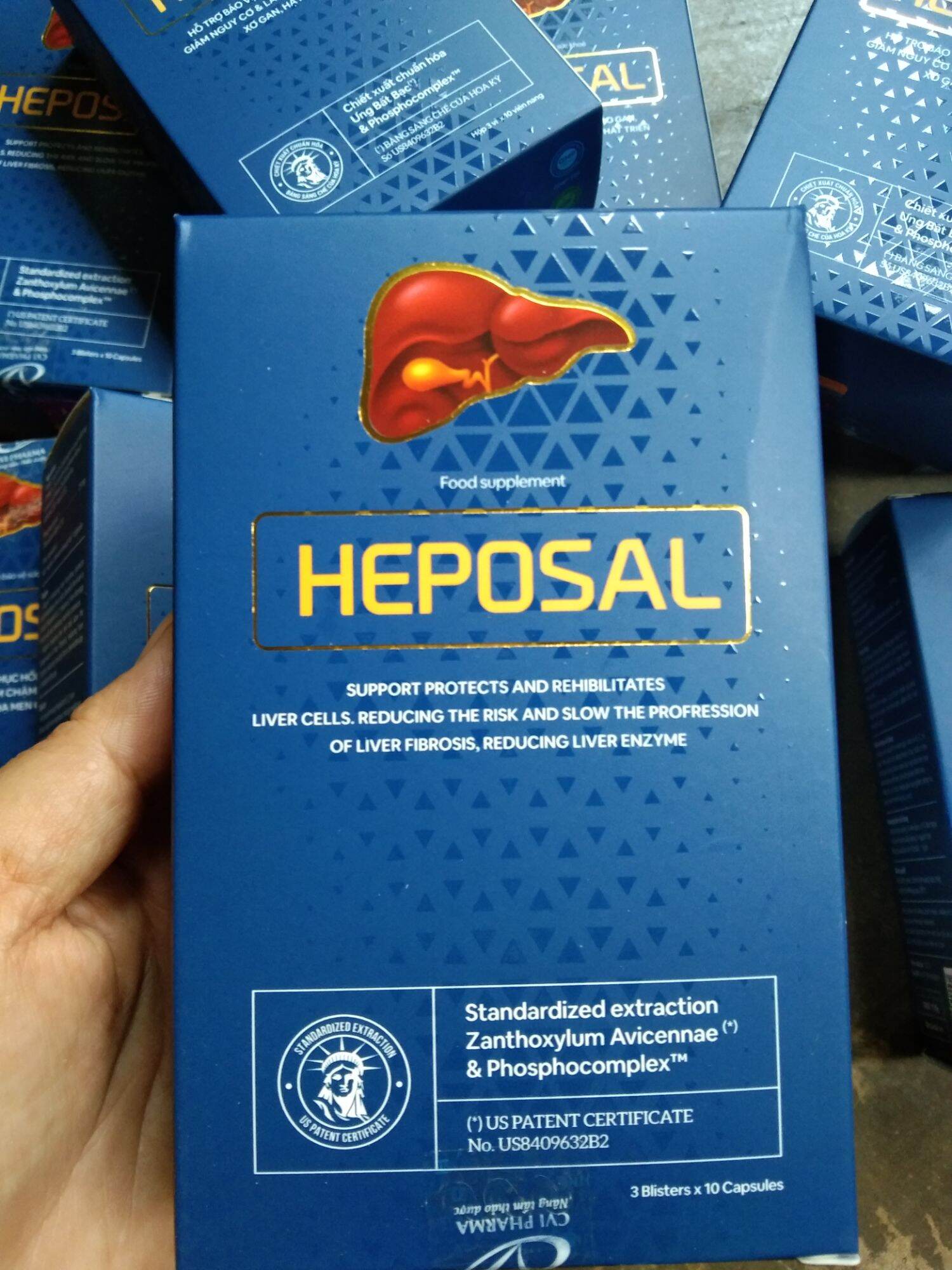 heposal TPCN hỗ trợ phục hồi tăng cường chức năng gan