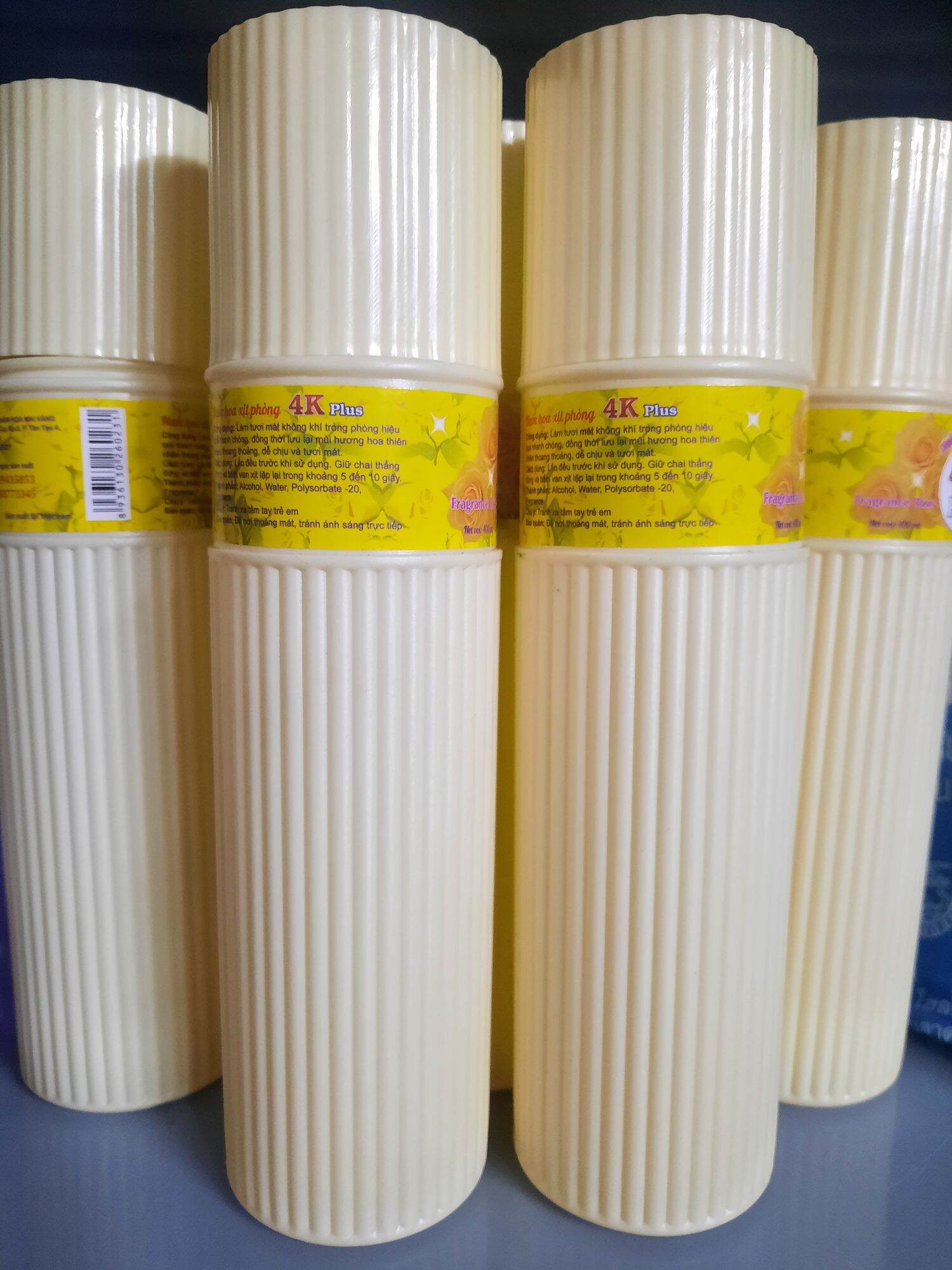Xịt Phòng 4K Plus Hương Hoa Hồng 400ml.