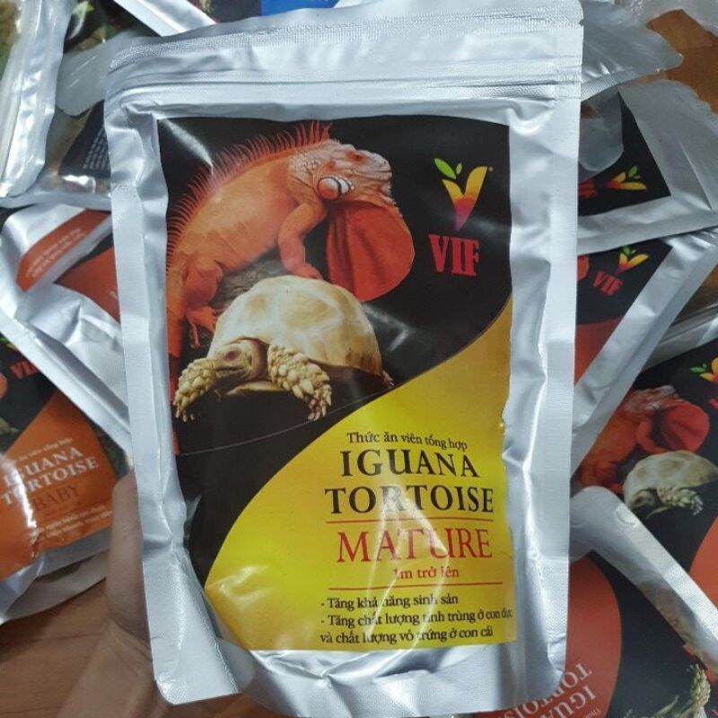 Vif thức ăn cho rùa cạn, iguna gói 500gr (hạt cho size sinh sản)