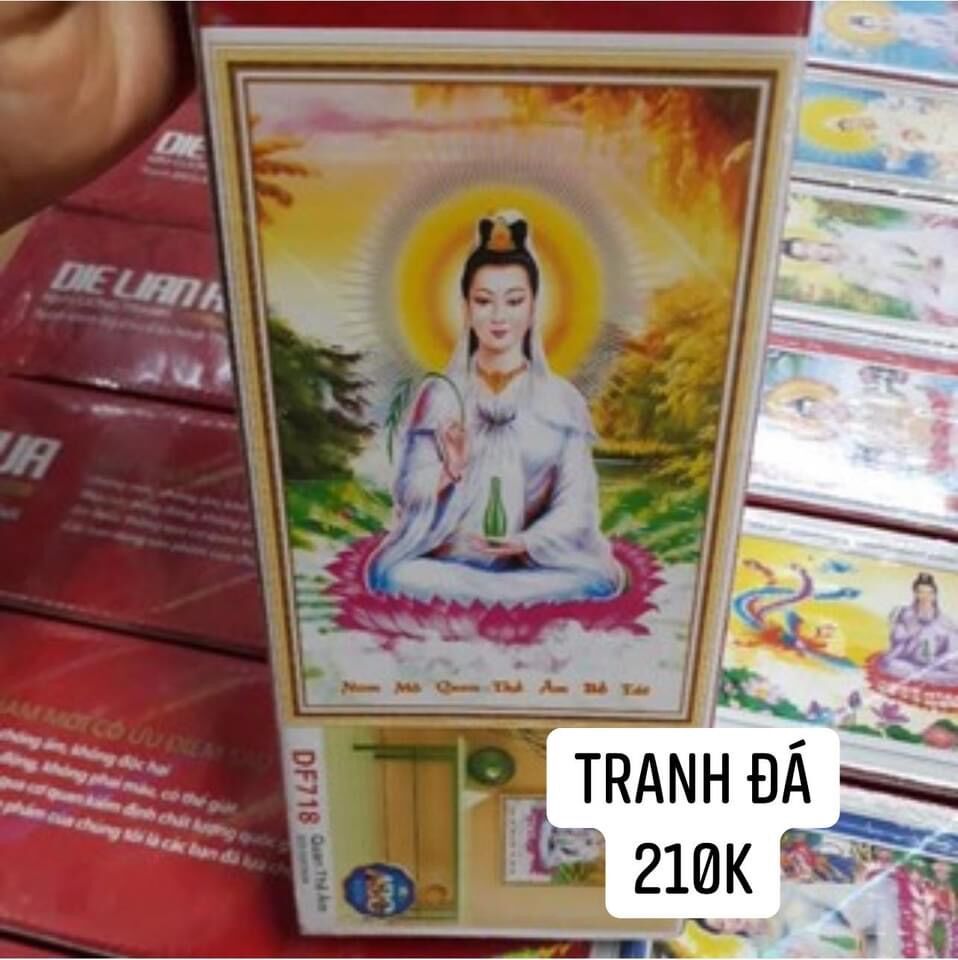 Tranh đá Quan âm
