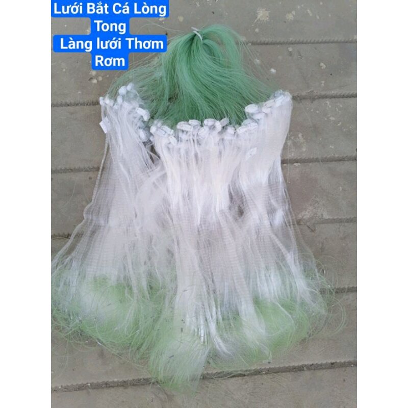Lưới bắt cá Lòng Tong, Tôm ,Tép, Các loại cá nhỏ ( Dài khoảng 45m )