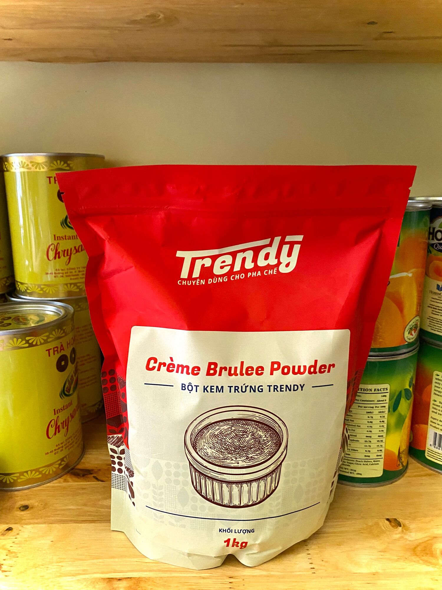 Bột kem trứng trendy