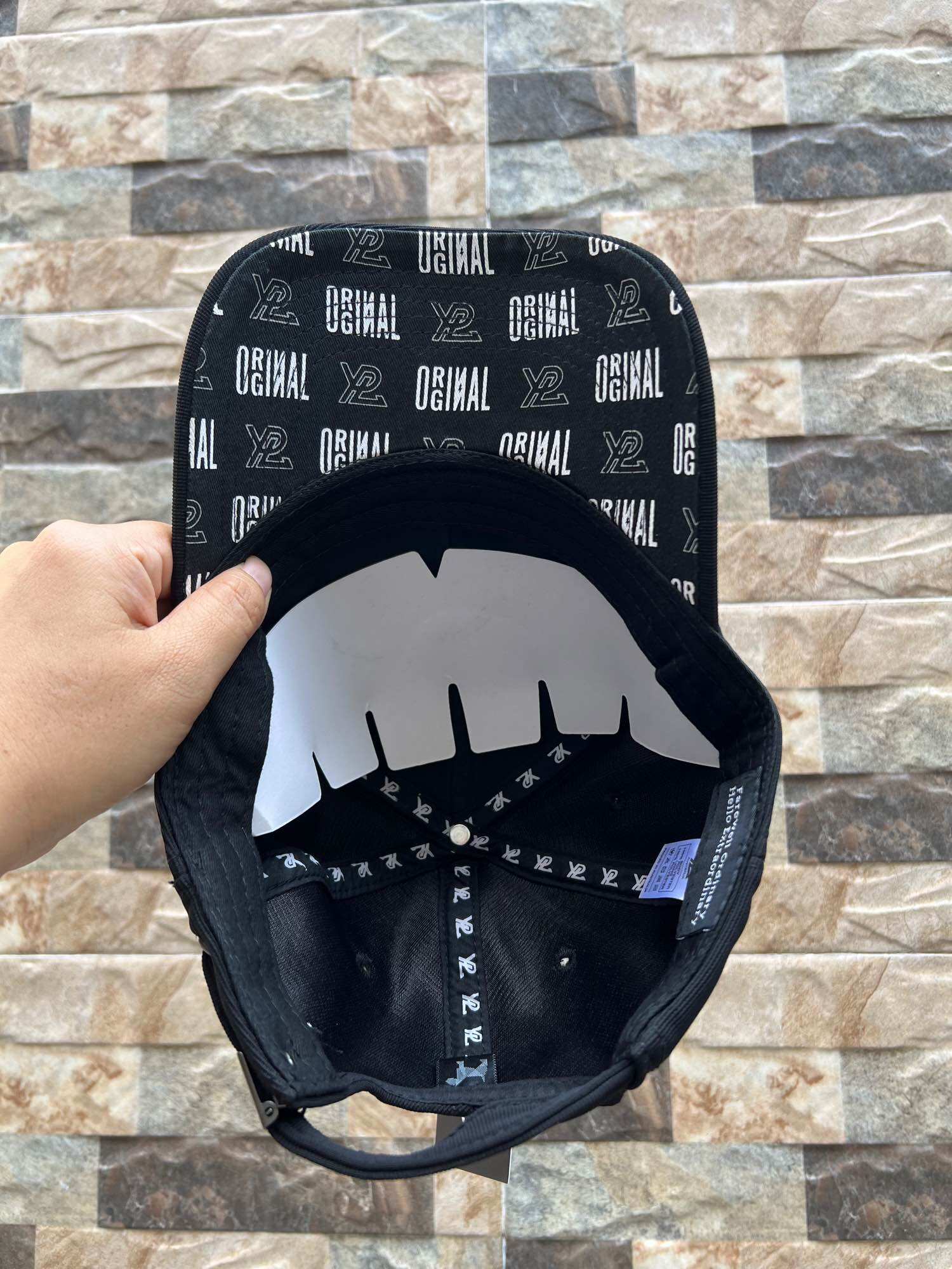 [Bill Úc] (Nón Chữ Nổi Màu) Nón Kết Đen Đổi Màu Chữ YPL Original Baseball Cap