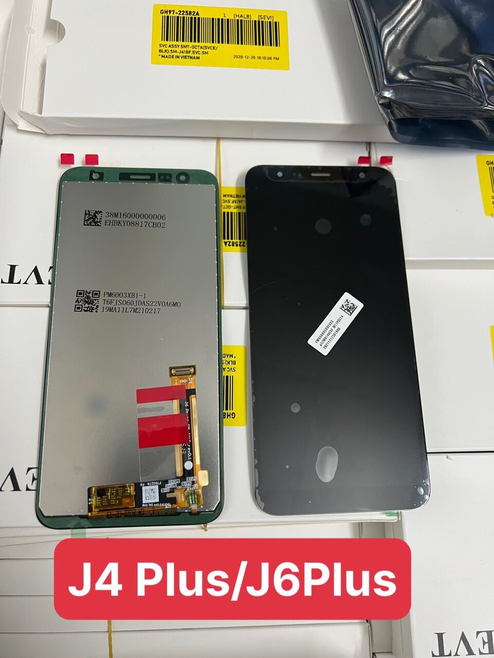 Màn hình samsung j4 plus/j6 plus /j4 core j410/j610 zin công ty dùng chung