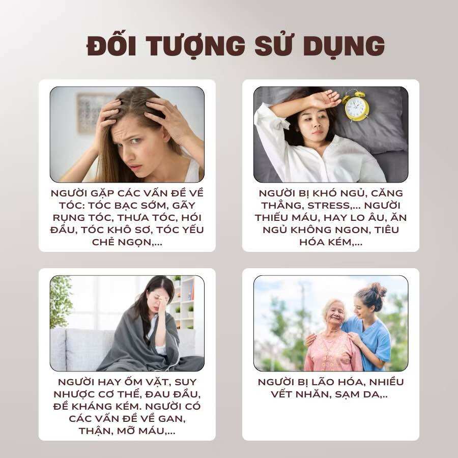 Combo 3 hộp Trà cao hà thủ ô Mộc Can xanh tóc đỏ da