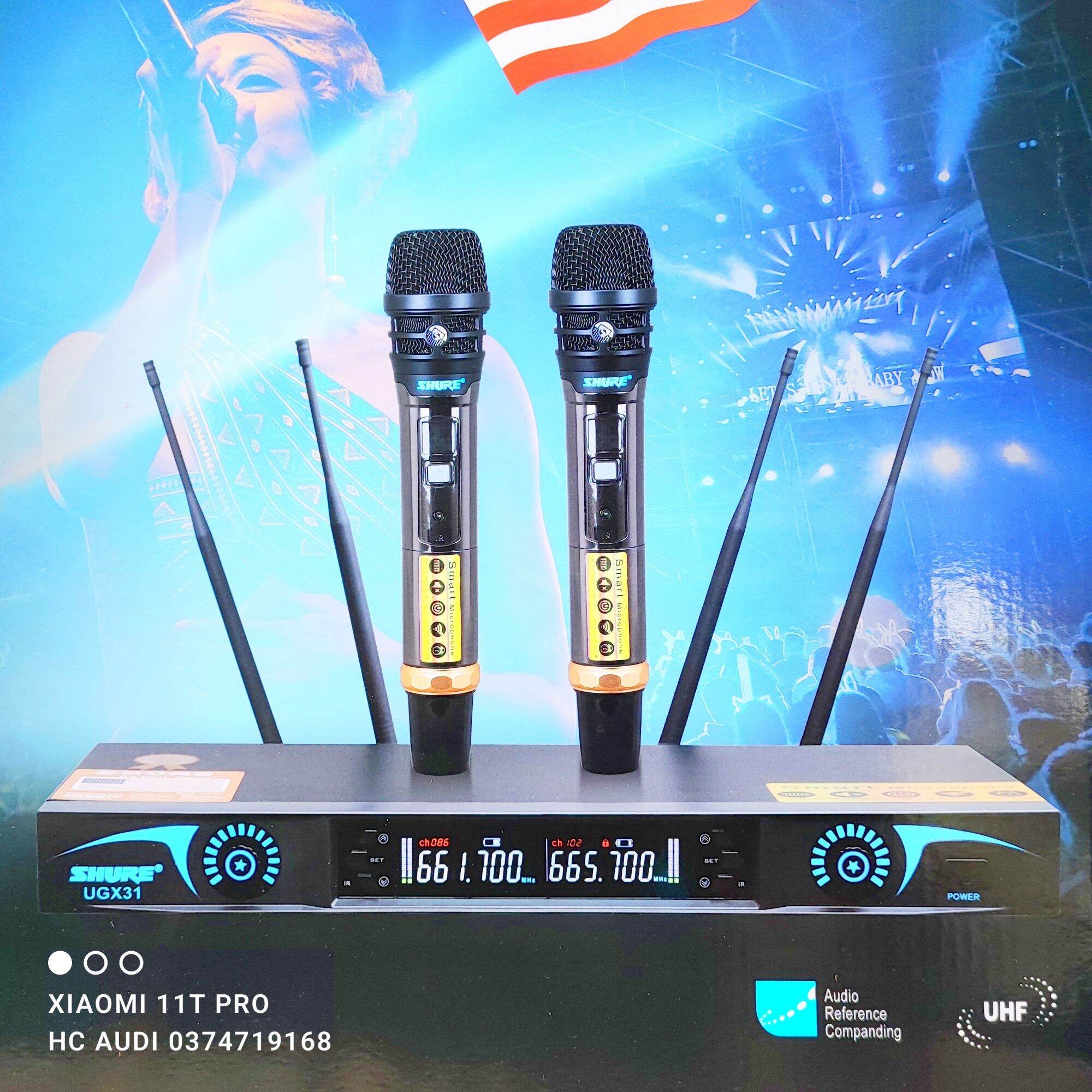 Mic Shure ugx 31 plus