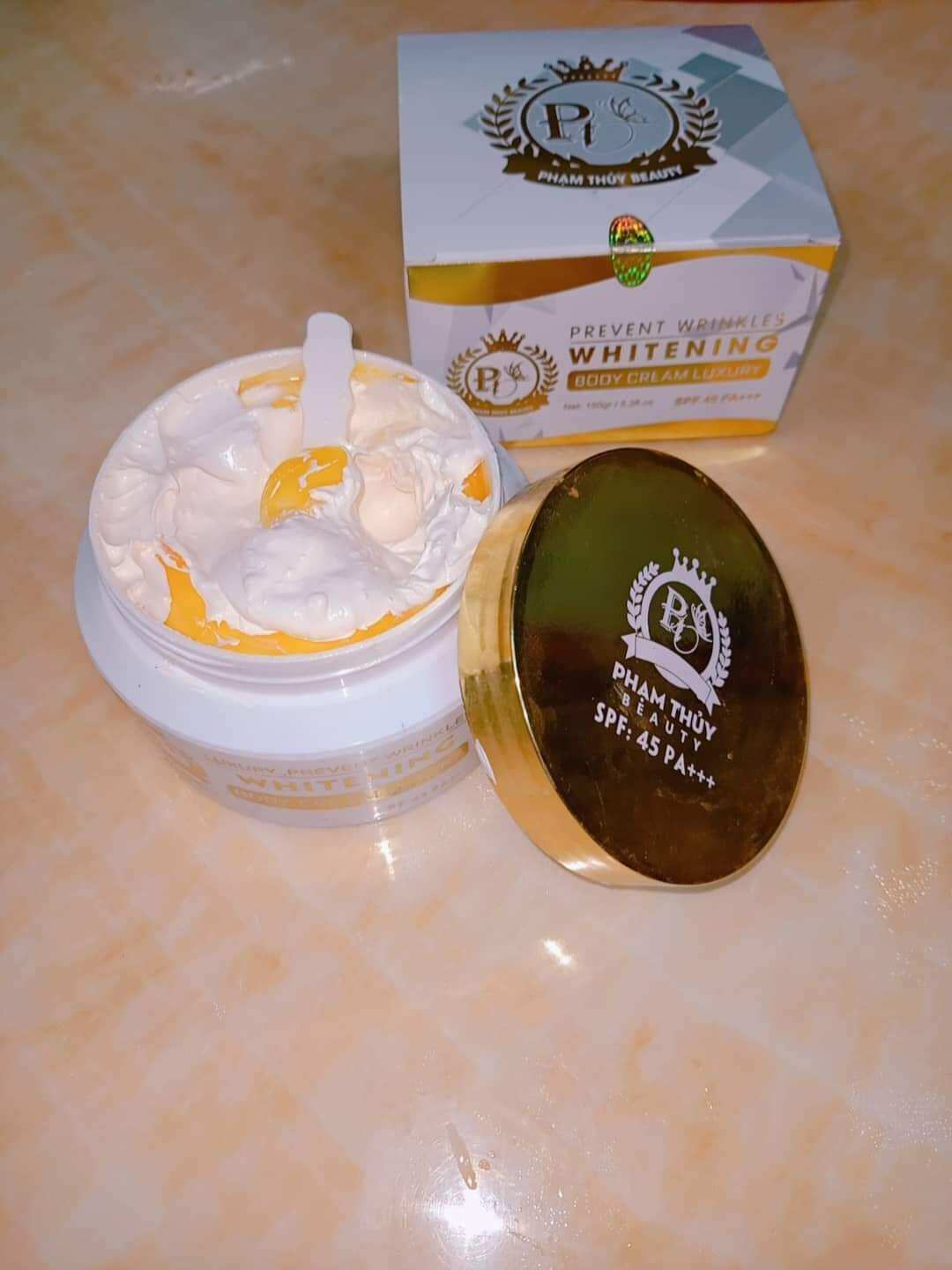 Kem body cốt luxury siêu trắng spf45+