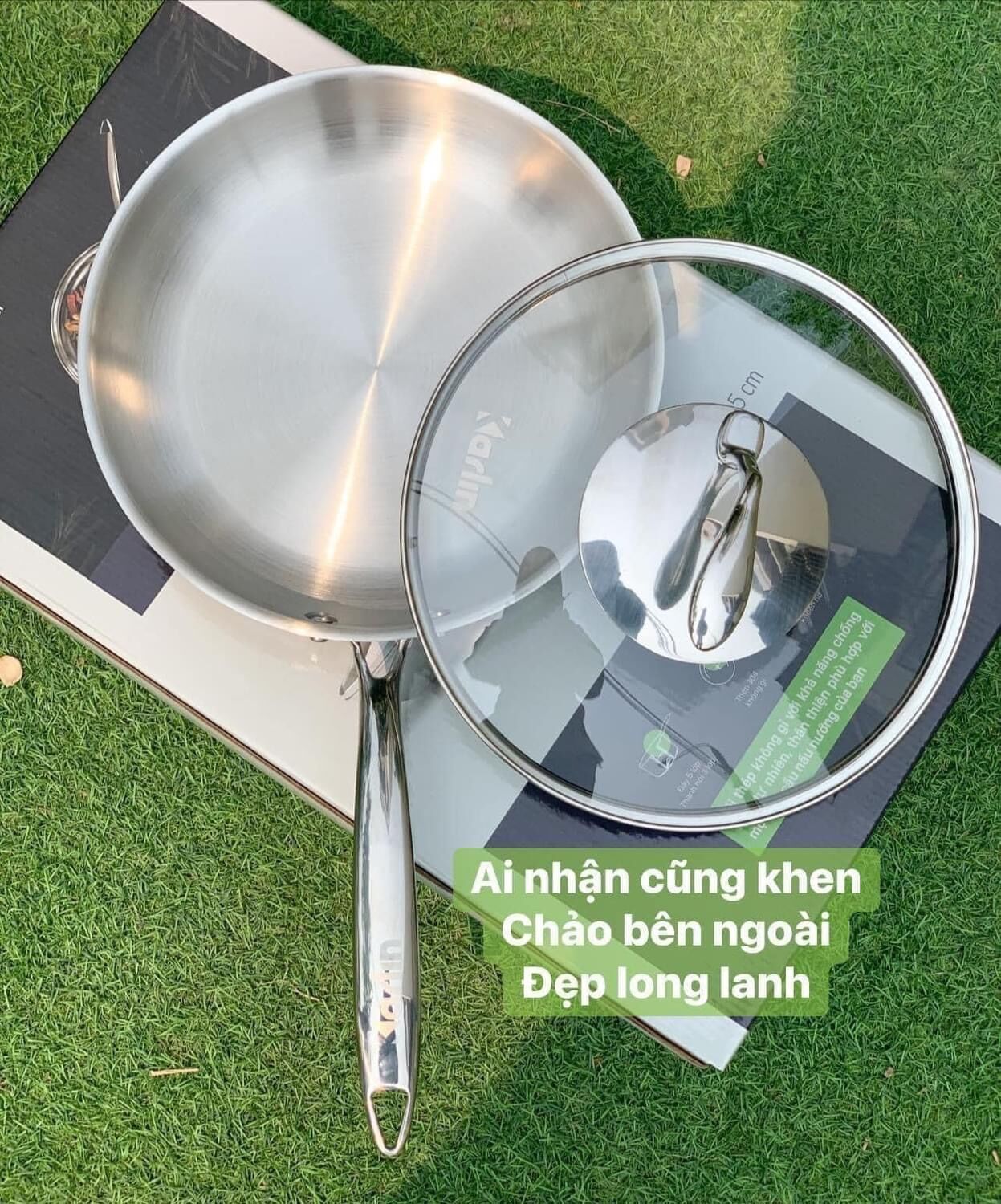 Chảo KARLIN - Chảo Inox KARLIN Thương Hiệu Đức