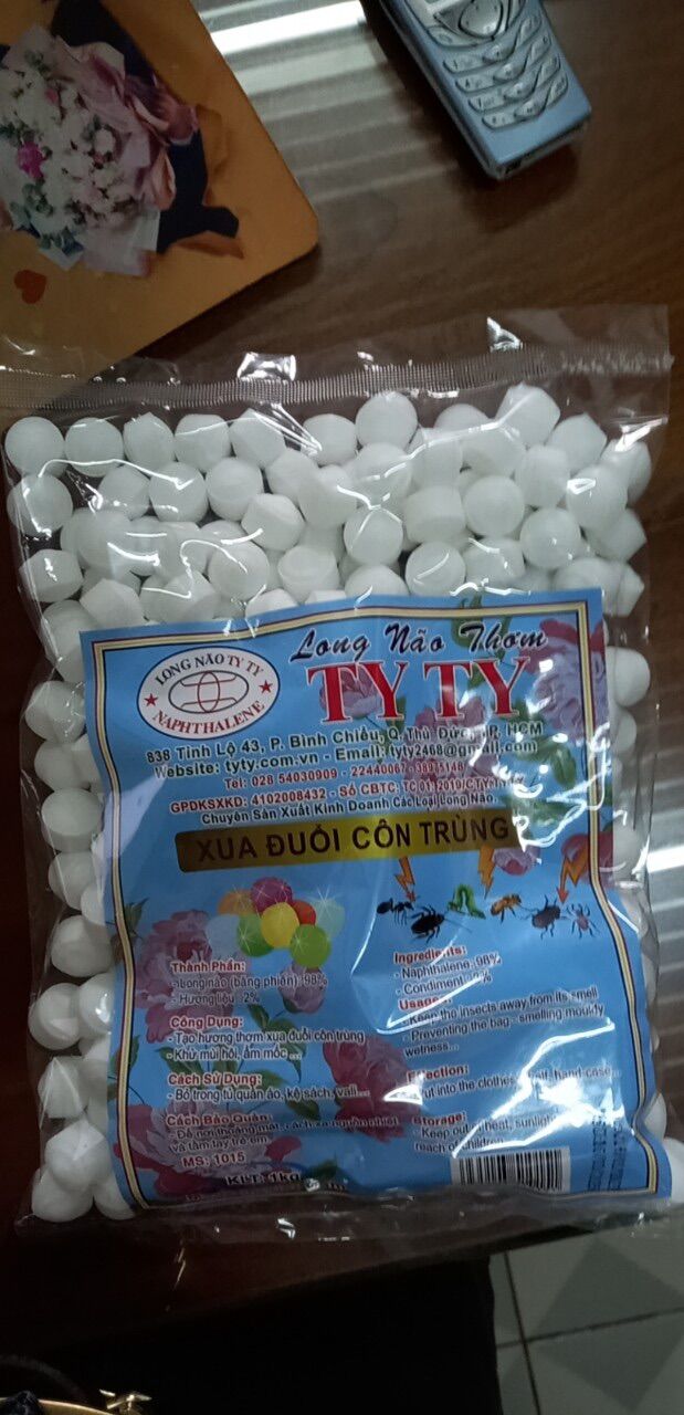 Long não đuổi côn trùng thơm, treo tủ quần áo, 1kg,