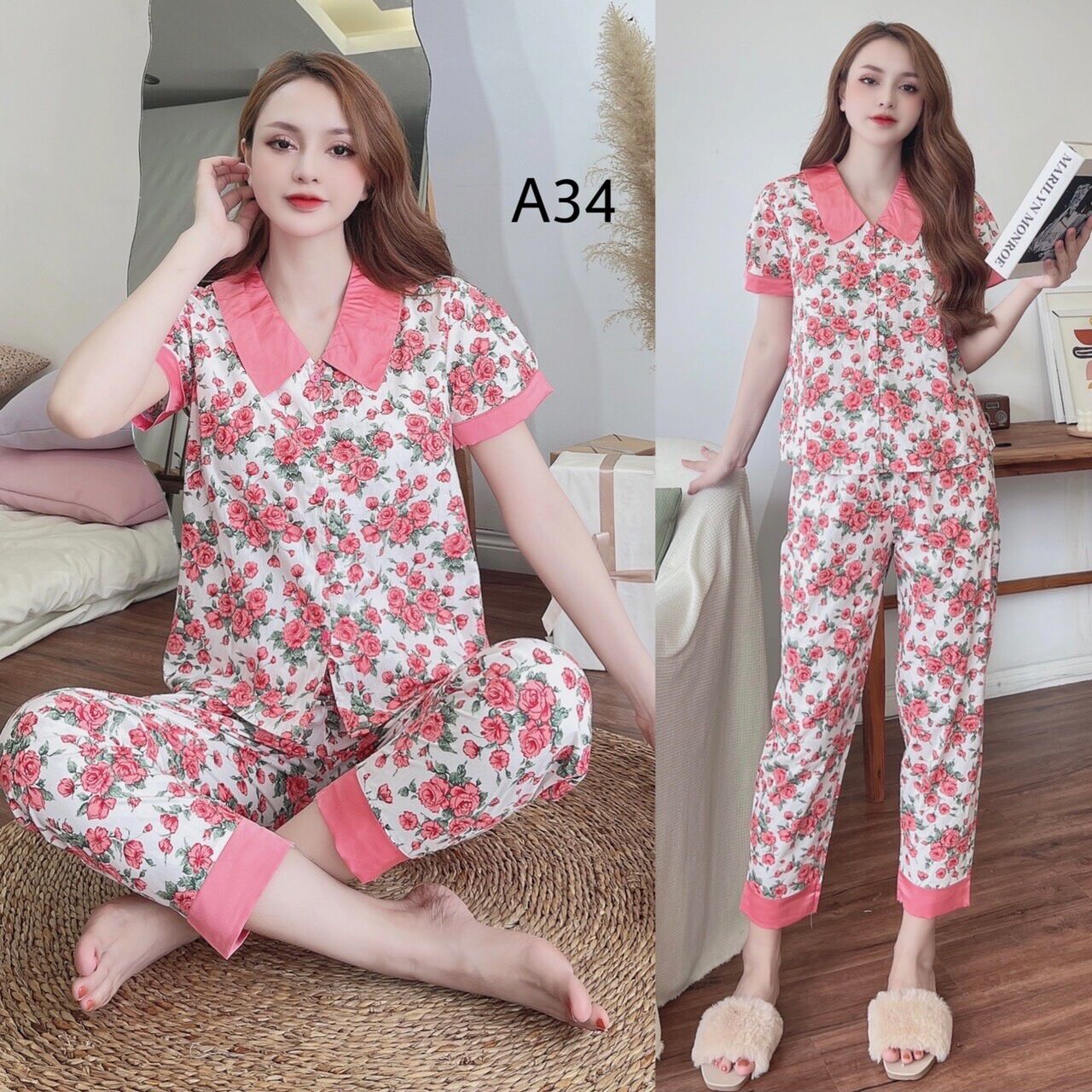 Đồ bộ mặc nhà chất thô