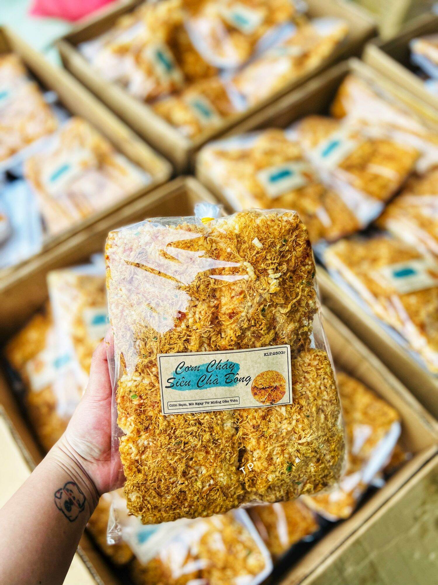 Cơm cháy miếng siêu chà bông 250g