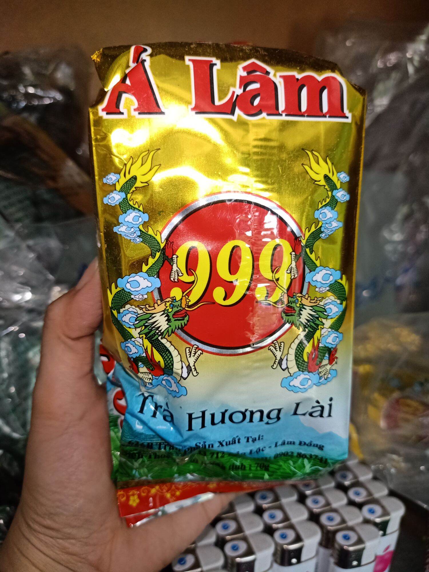 1 lóc -6 gói trà Á Lâm 999