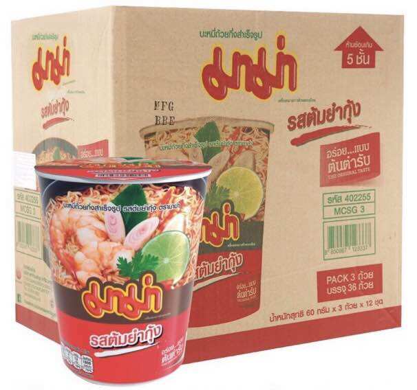 Mì Ly Mama Thái Lan Các Loại 60g(Hàng Chính Hãng)