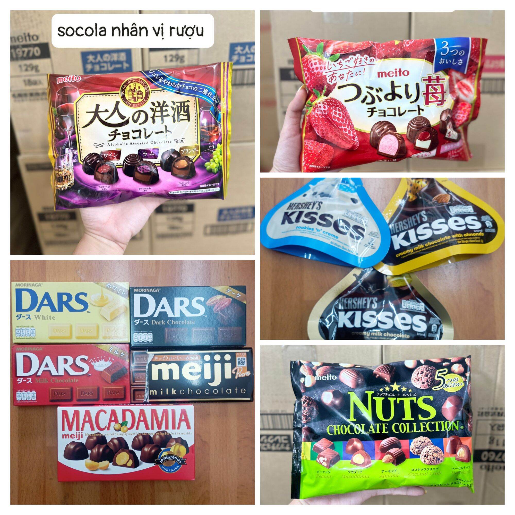 Socola nhật bản meiji hàng nội địa nhật các loại
