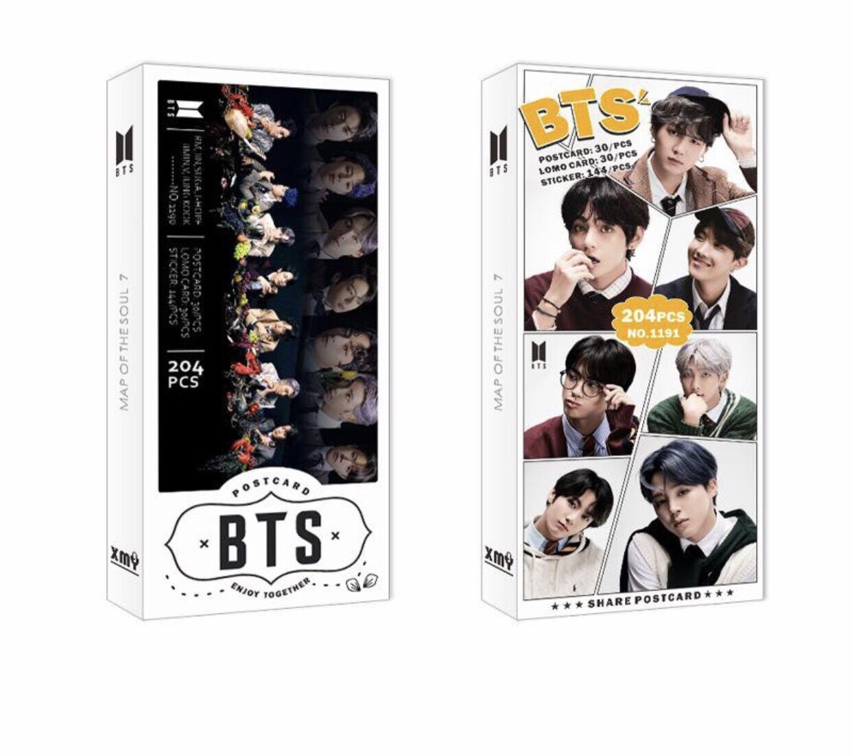 Quà tặng không bán 2 tấm postcard kpop