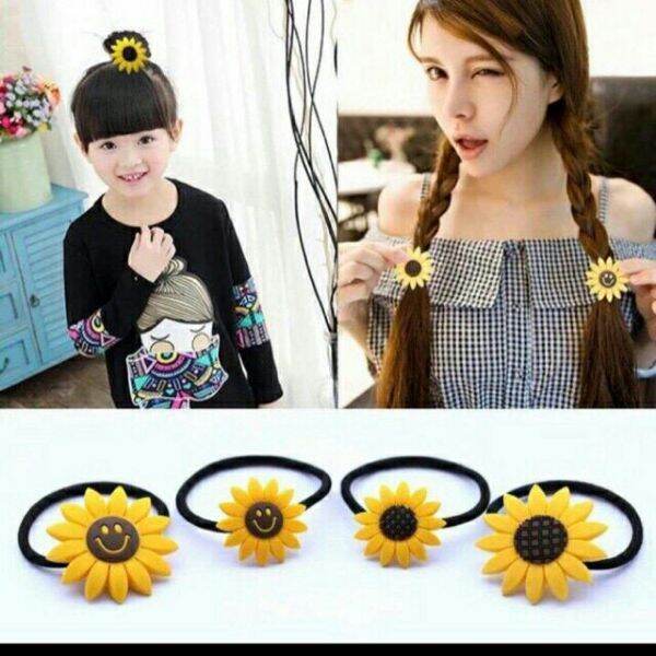Combo 2 dây cột tóc hoa hướng dương