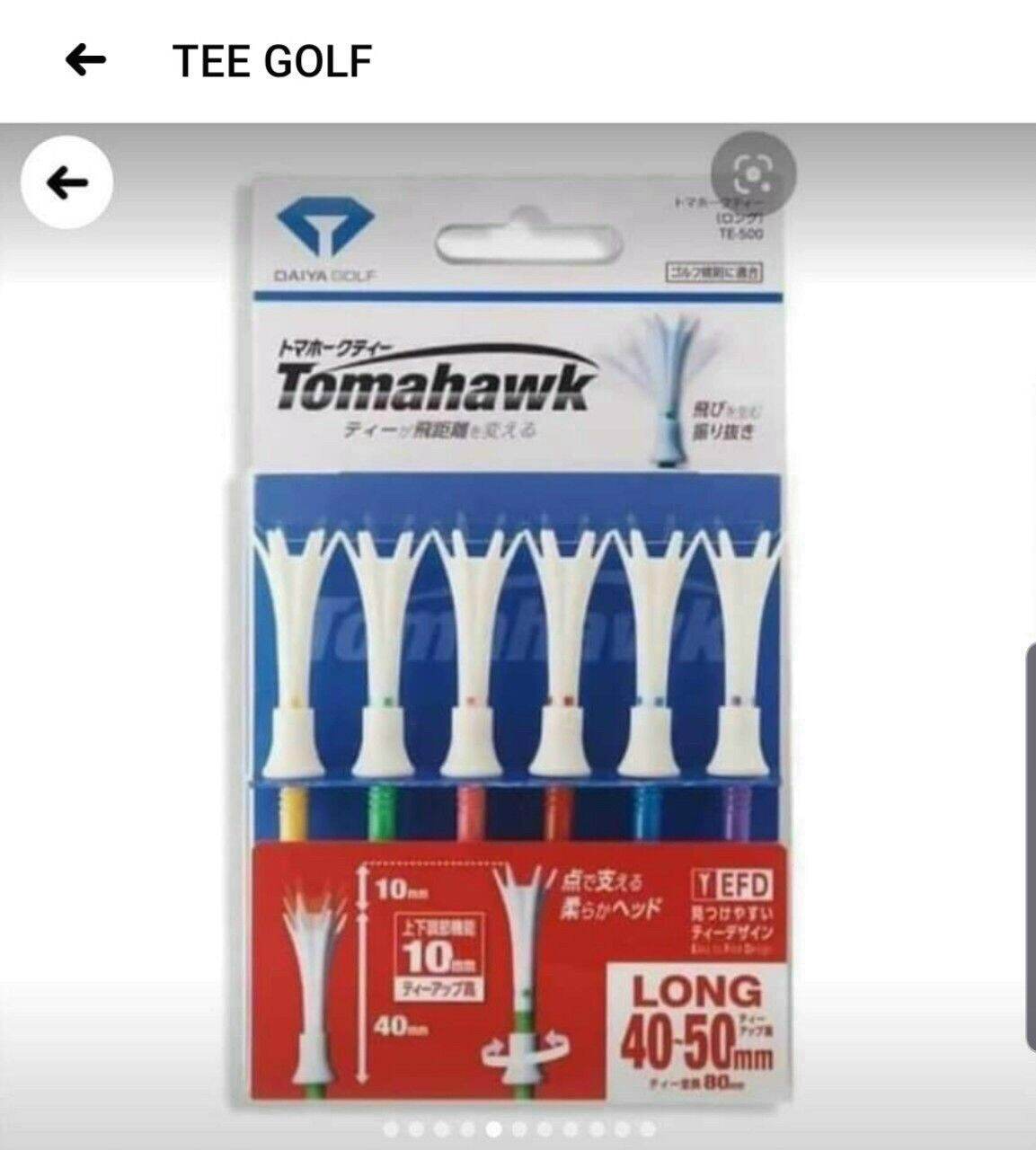 Tee Golf Nhật Tomahawk có thể điều chỉnh cao thấp