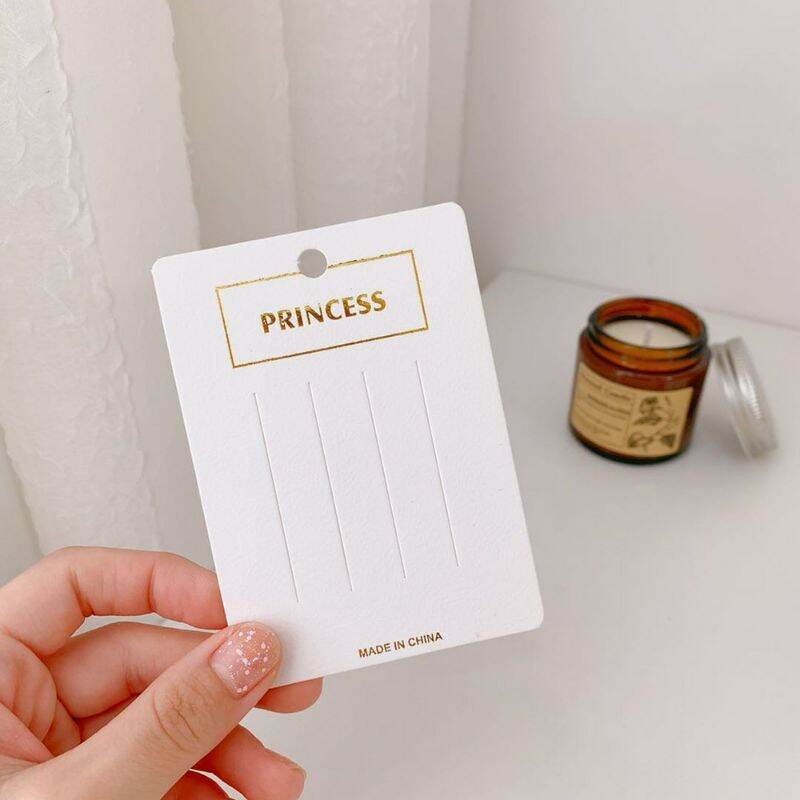 10 bìa giấy kẹp tóc & cột tóc nhiều mẫu