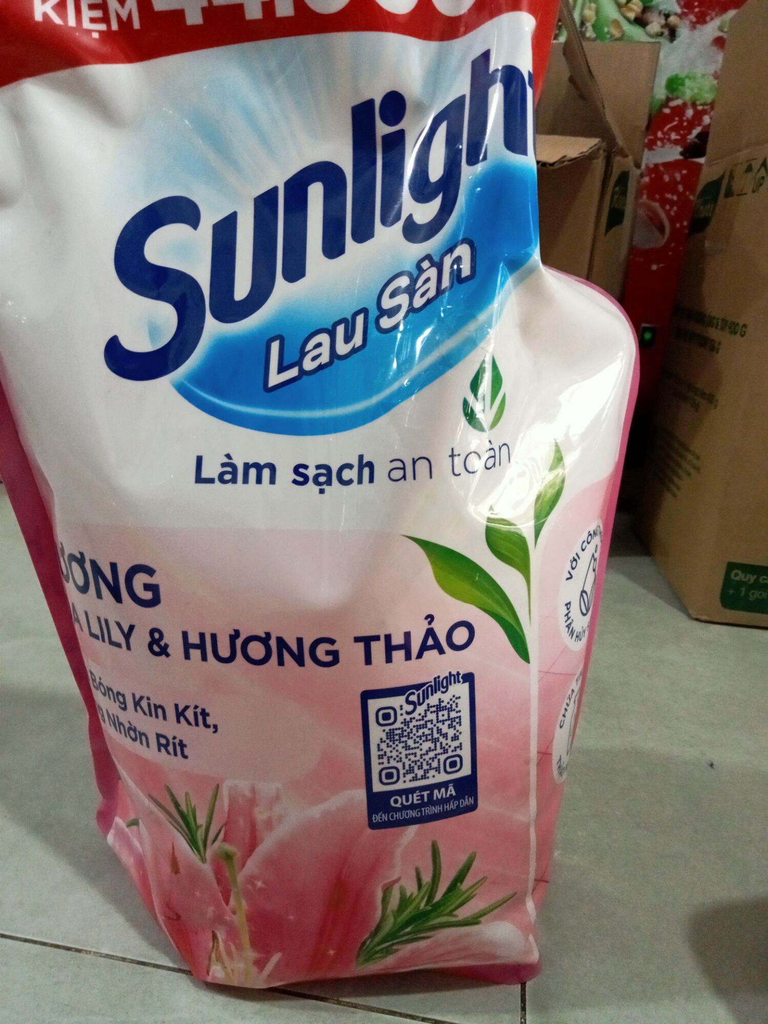 Nước lau sàn sunlight túi