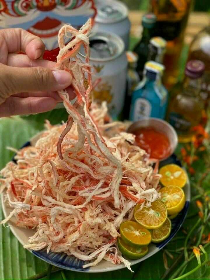 Mực sợi hấp dừa 250g