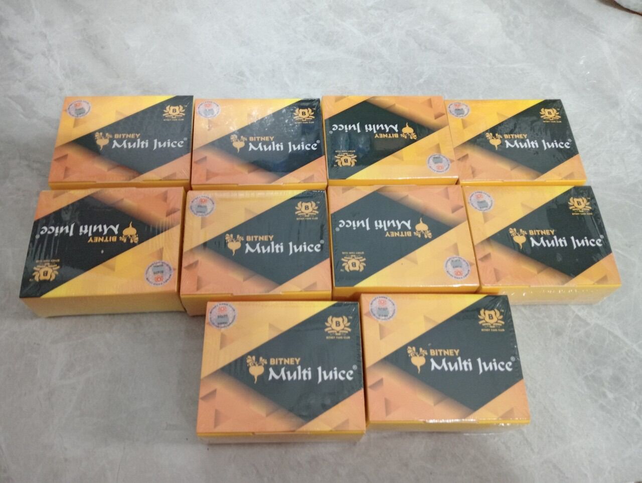 Combo 10 hộp Trà multi juice xách tay malaysia vị mới date 2025