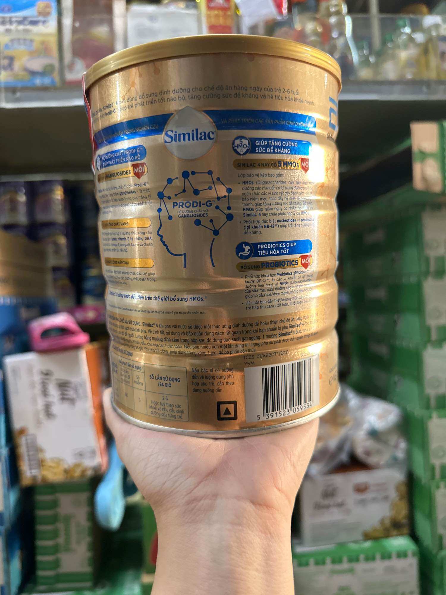 Sữa Similac IQ 4 HMO, Cho Trẻ 2-6 Tuổi, 900g