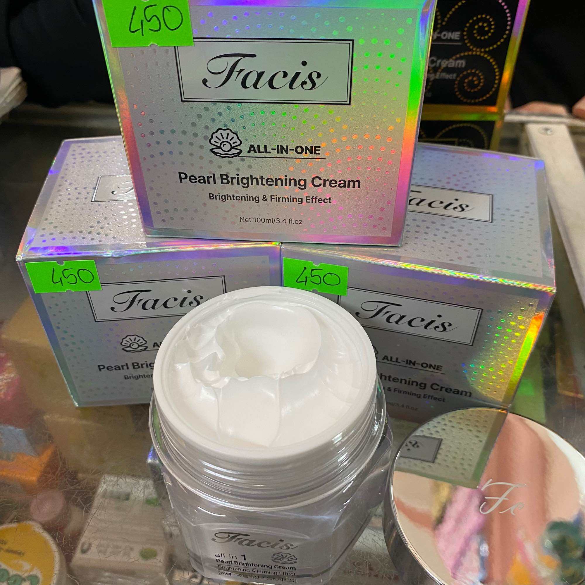 Kem Dưỡng Trắng Da Ngọc Trai Fancis - Facis All-In-One Pearl Whitening Cream – 100ml