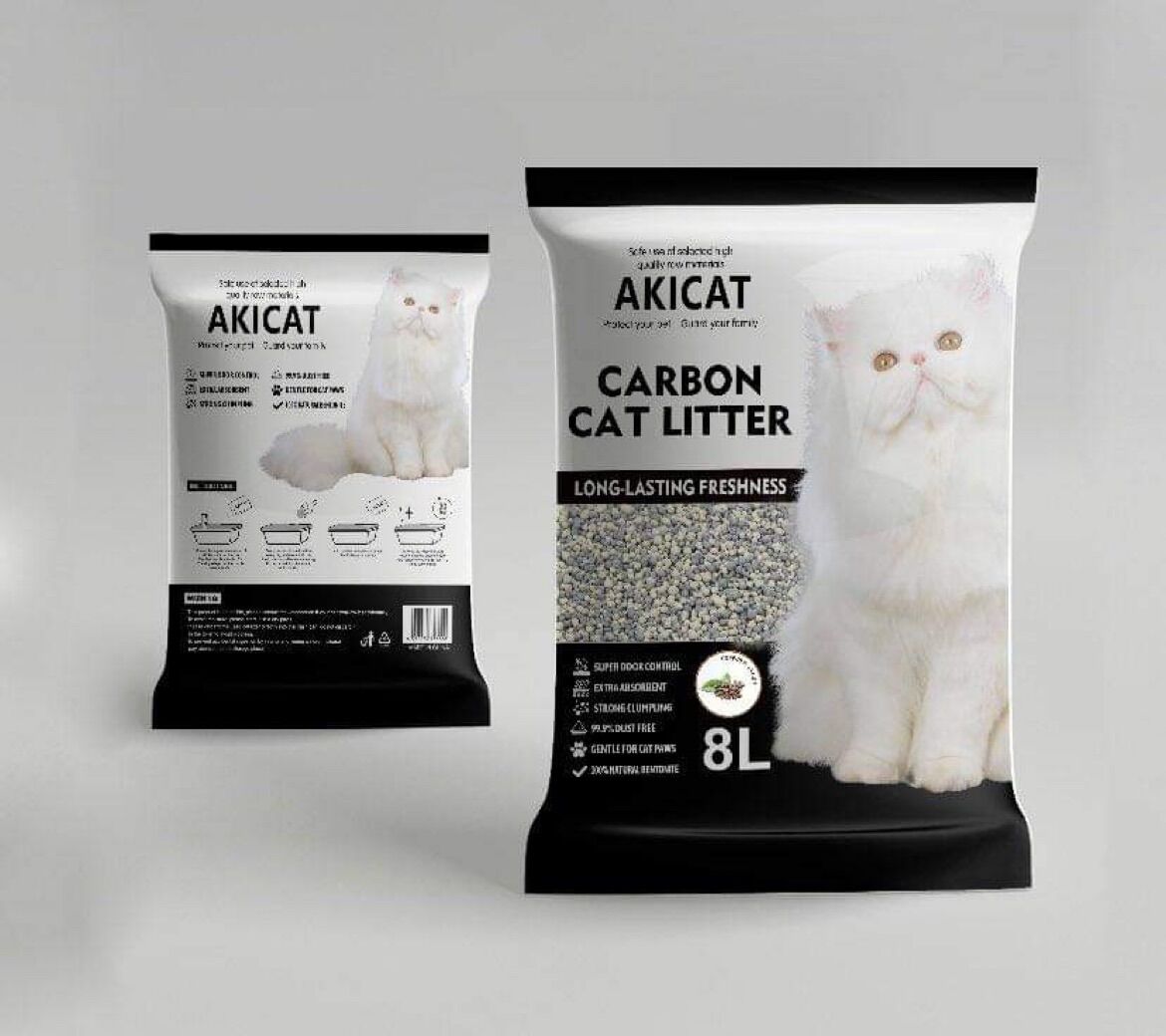 Cát vệ sinh cho mèo AKICAT bịch 8L