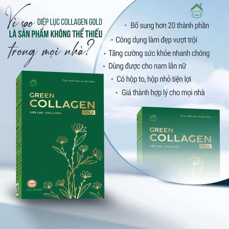Diệp lục collagen nguyên mã