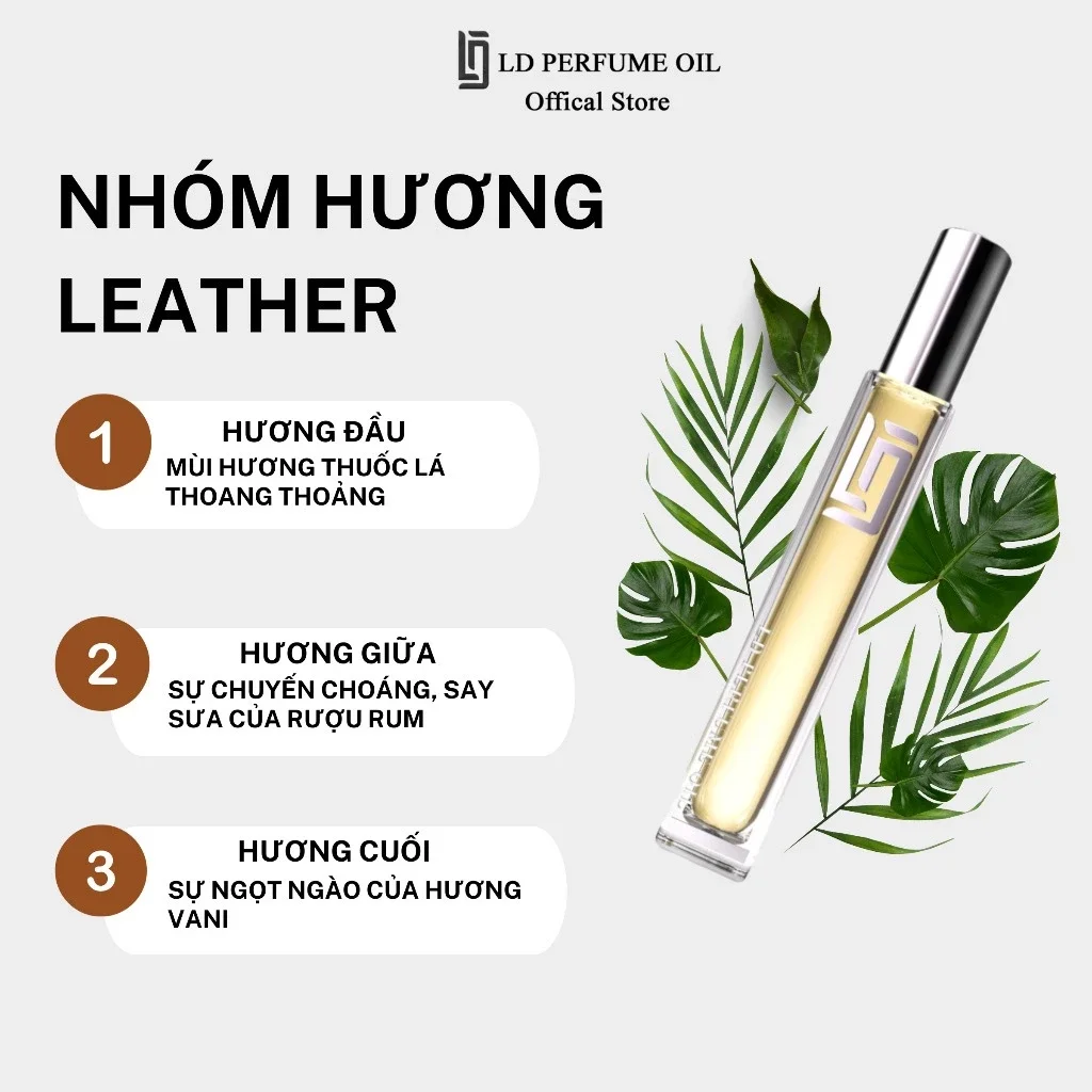 Tinh dầu nước hoa LD PERFUME OIL (Nam)- Rep.li.ca - mã 10