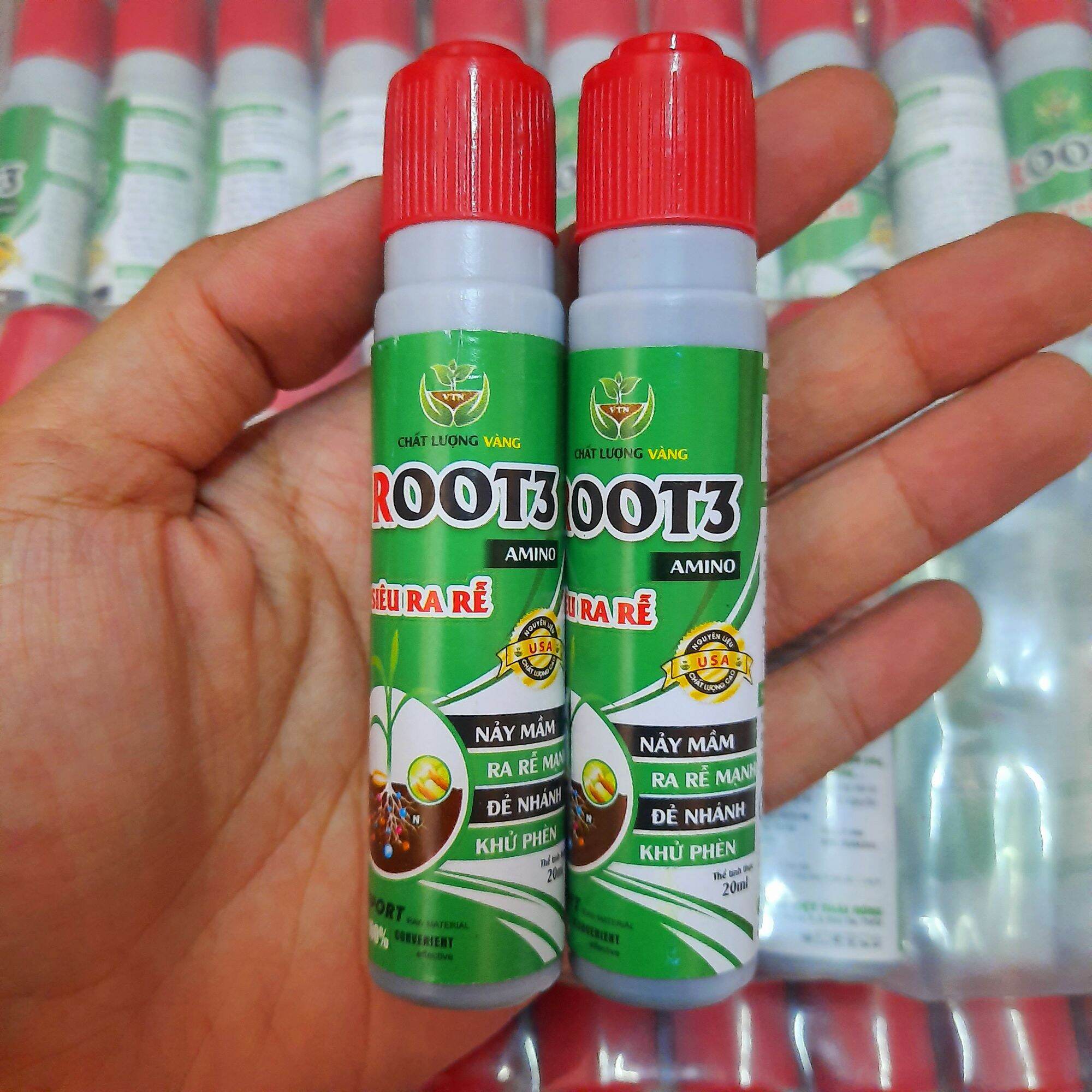 Siêu ra rễ ROOT 3 chai 20ml nảy mầm, ra rễ, đẻ nhánh