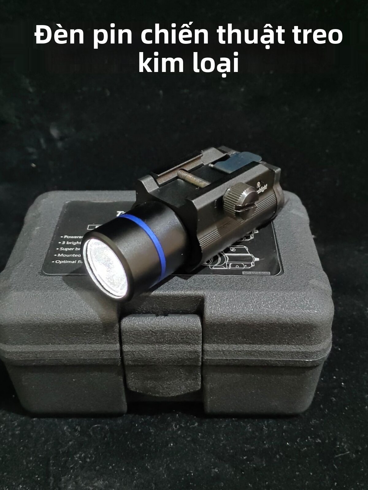 Đèn Tay Chiến Thuật Kim Loại Đa Cấp Glock P320 Laser Chống Thổi