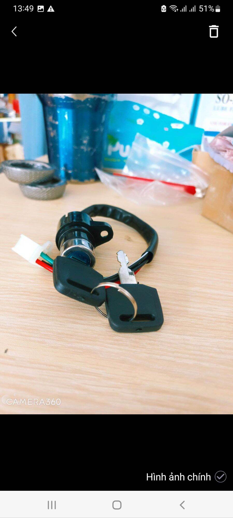 Ổ khóa nhỏ xe ba gác