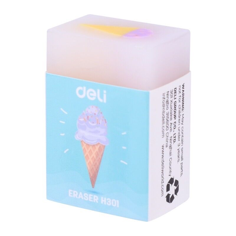 Gôm chì Deli kem, to, bôi sạch, mềm