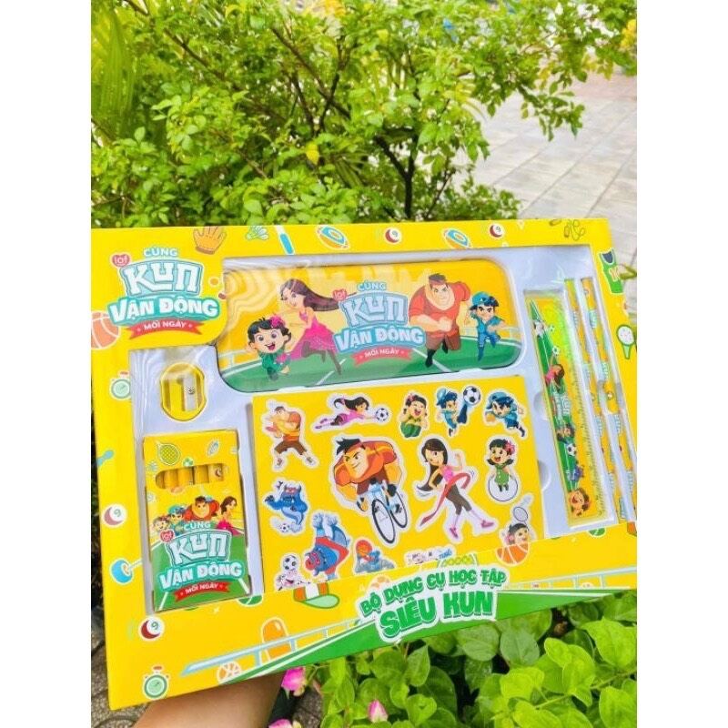 Bộ dụng cụ học tập Kun